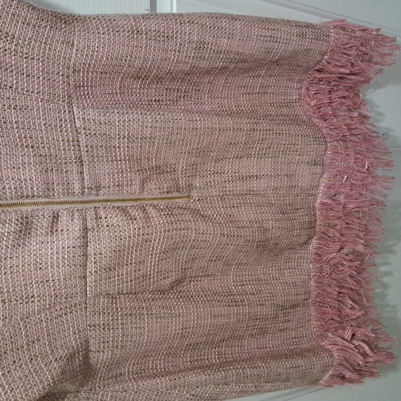 Forest Lily Tweed Dress with Fringe - Picture 6 of 9